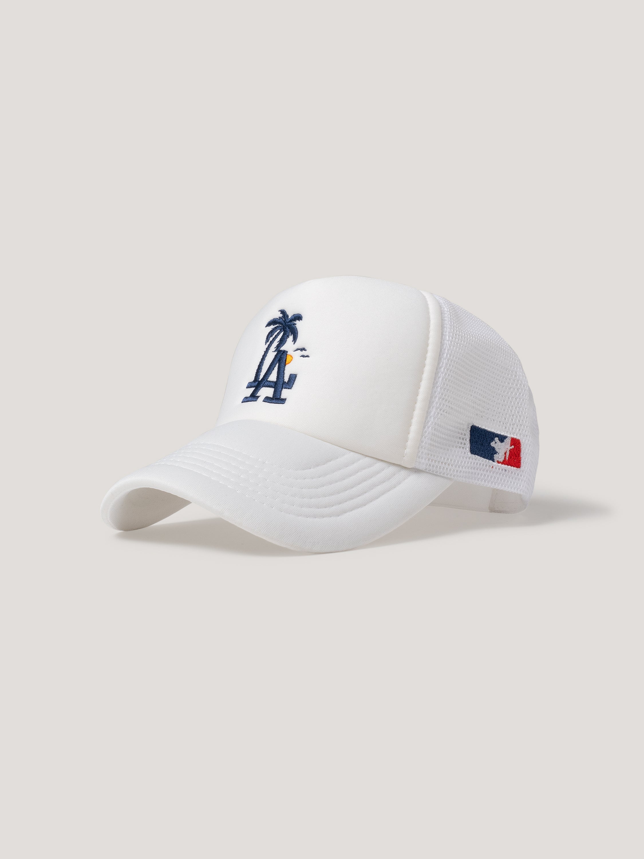 Iconic Angels Mesh Cap (White) – SUNSET COAST