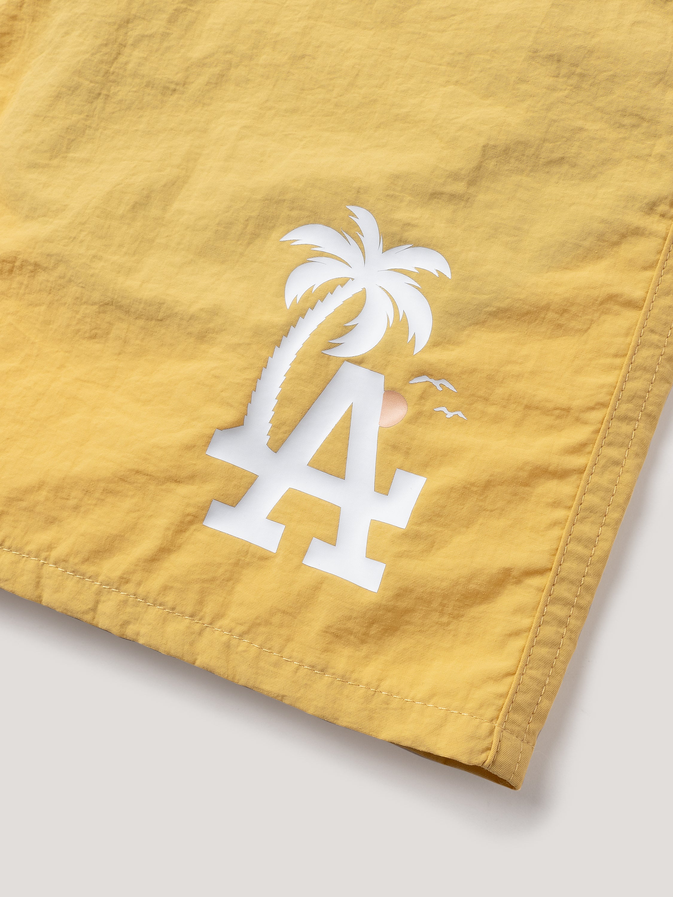 Iconic Angels Nylon Shorts (Yellow) – SUNSET COAST